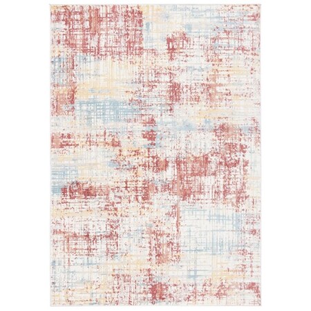 Safavieh 4 ft. 5 in. x 6 ft. 5 in. Skyler 500 Global Rectangle Power Loomed Area Rug Burgundy & Gold SKY540P-4